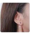 CZ Silver Stud Earrings STF-265